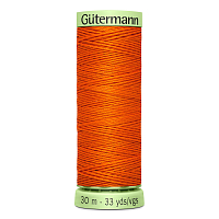 03 Нить Top Stitch 30/30 м для декоративной отстрочки, 100% полиэстер Gutermann 744506 (351 оранжевый)