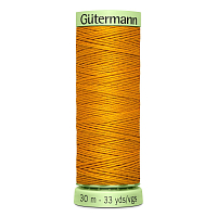 03 Нить Top Stitch 30/30 м для декоративной отстрочки, 100% полиэстер Gutermann 744506 (362 оранжево-желтый)