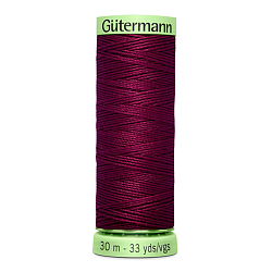 03 Нить Top Stitch 30/30 м для декоративной отстрочки, 100% полиэстер Gutermann 744506 (108 слива)