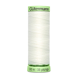 03 Нить Top Stitch 30/30 м для декоративной отстрочки, 100% полиэстер Gutermann 744506 (111 айвори)