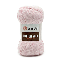 Пряжа YarnArt 'Cotton soft' 100гр 600м (55% хлопок, 45% акрил)