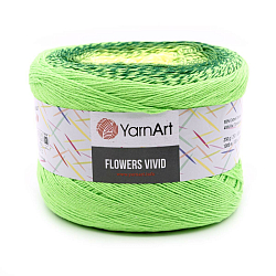 Пряжа YarnArt 'Flowers Vivid' 250гр 1000м (55% хлопок, 45% полиакрил) (508 секционный)