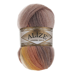 Пряжа ALIZE 'Angora Gold Batik' 100гр. 550м (80% акрил, 20% шерсть) ТУ