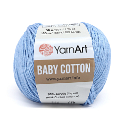 Пряжа YarnArt 'Baby Cotton' 50гр 165м (50% хлопок, 50% акрил)