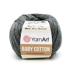 Пряжа YarnArt 'Baby Cotton' 50гр 165м (50% хлопок, 50% акрил)