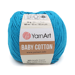 Пряжа YarnArt 'Baby Cotton' 50гр 165м (50% хлопок, 50% акрил)