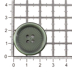 0314-2065D Пуговица 40L (25мм) 4 прокола, пластик
