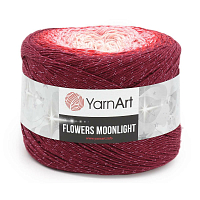 Пряжа YarnArt 'Flowers Moonlight' 260гр 1000м (53% хлопок, 43% полиакрил, 4% металлик)