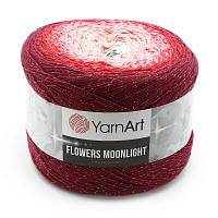 Пряжа YarnArt 'Flowers Moonlight' 260гр 1000м (53% хлопок, 43% полиакрил, 4% металлик) (3269 секционный)