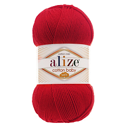 Пряжа ALIZE 'COTTON BABY SOFT ' 100гр. 270м (50% хлопок, 50% акрил)