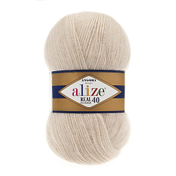 Пряжа ALIZE 'Angora real 40' 100 гр. 430м (40% шерсть, 60% акрил)