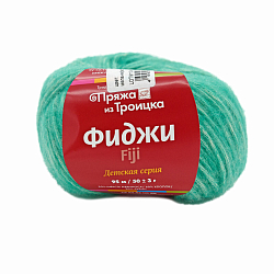 Пряжа из Троицка 'Фиджи' 50гр. 95м. (20% мериносовая шерсть, 60% хлопок, 20% акрил)