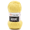 Пряжа YarnArt 'Adore' 100гр 280м (100% акрил с эффектом анти-пиллинга) 332 лимонный