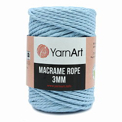 Пряжа YarnArt 'Macrame Rope 3мм' 250гр 63м (60% хлопок, 40% вискоза и полиэстер)