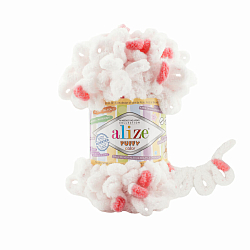 Пряжа Alize 'Puffy Color' 100г 9м (100% микрополиэстер)