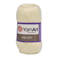 Пряжа YarnArt 'Melody' 100гр 230м (9% шерсть, 21% акрил, 70% полиамид) (880 молочный)