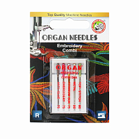 ORGAN иглы вышивальные 5/COMBI Box Blister