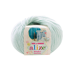 Пряжа ALIZE 'Baby wool' 50гр. 175м. (20% бамбук, 40% шерсть, 40% акрил) ТУ