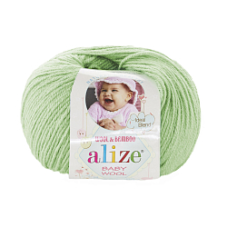 Пряжа ALIZE 'Baby wool' 50гр. 175м. (20% бамбук, 40% шерсть, 40% акрил) ТУ