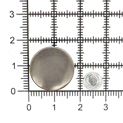 Пуговица джинсовая на фиксированной ножке 14мм 'Гладкая' металл (уп.~100шт) NEW STAR