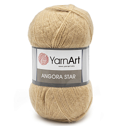 Пряжа YarnArt 'Angora Star' 100гр 500м (20% тонкая шерсть, 80% акрил)