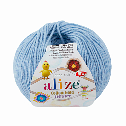 Пряжа Alize 'Cotton Gold Hobby NEW' 50г 165м (55% хлопок, 45% акрил)