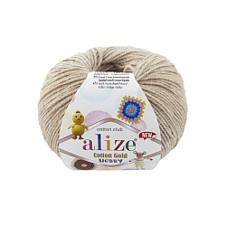 Пряжа Alize 'Cotton Gold Hobby NEW' 50г 165м (55% хлопок, 45% акрил)