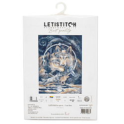 Leti955 Набор для вышивания LetiStitch 'В душе.Я свободен' 24*32см