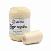 Пряжа Astra Premium 'Пух норки' (Mink yarn) 50гр 290м (+/- 5%) (80% пух, 20% нейлон) (+нить 20гр) 065 кремовый